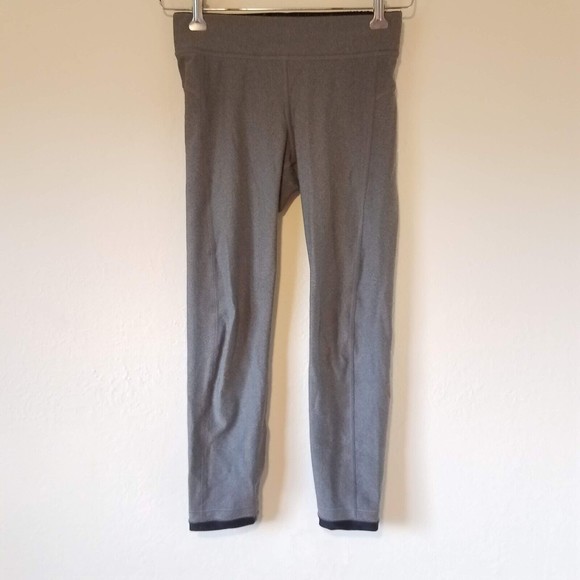 Under Armour Size Small S Heatgear Compression Gray Leggings - Picture 2 of 7